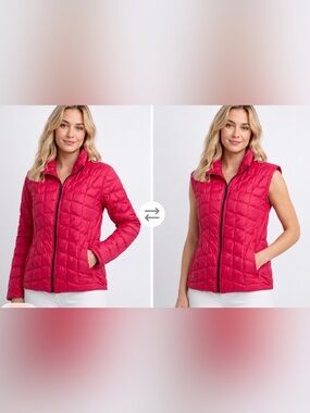 Zero Restriction Pink Down Jacket – Size Medium (M)
